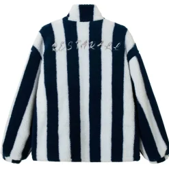 Coats & Jackets|Sweatshirts*Boogzel Clothing Blokette Stripe Fleece Jacket Blue/white