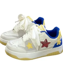Aesthetic Sneakers*Boogzel Clothing Blue & Yellow Aesthetic Star Sneakers Blue/yellow