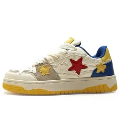 Aesthetic Sneakers*Boogzel Clothing Blue & Yellow Aesthetic Star Sneakers Blue/yellow