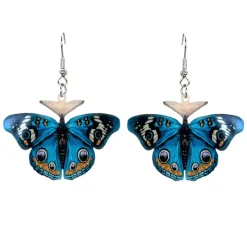 Earrings*Boogzel Clothing Butterfly Earrings Blue