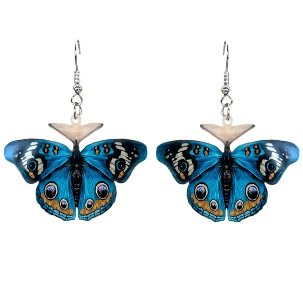 Earrings*Boogzel Clothing Butterfly Earrings Blue