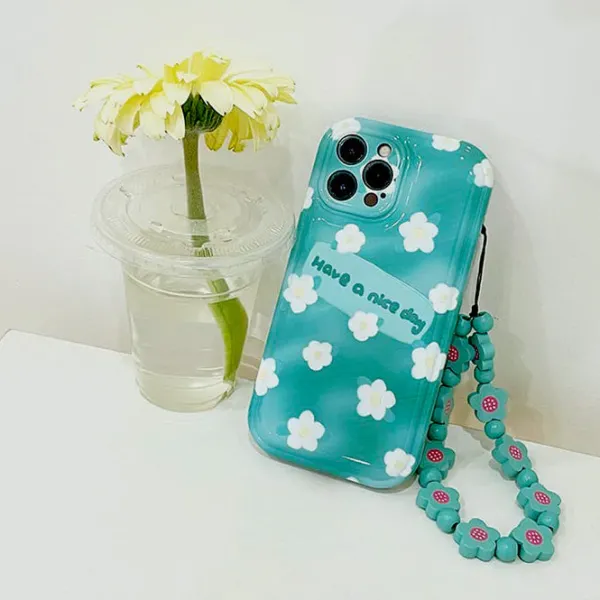 Iphone Cases*Boogzel Clothing Floral Chain iPhone Case Blue