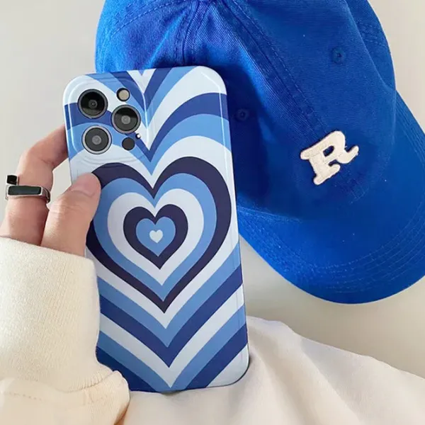 Iphone Cases*Boogzel Clothing Heart iPhone Case Blue