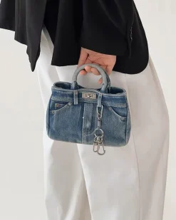 Bags & Purses|Jeans*Boogzel Clothing Jeans Y2K Mini Handbag Blue