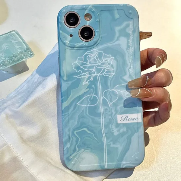 Iphone Cases*Boogzel Clothing Rose iPhone Case Blue