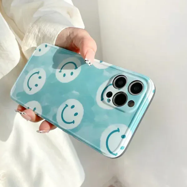 Iphone Cases*Boogzel Clothing Smiley iPhone Case Blue