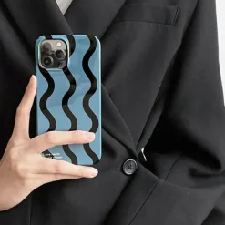 Iphone Cases*Boogzel Clothing Striped iPhone Case Blue
