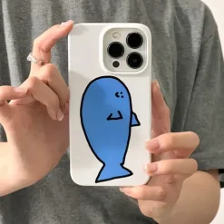 Iphone Cases*Boogzel Clothing Blue Whale iPhone Case White/blue