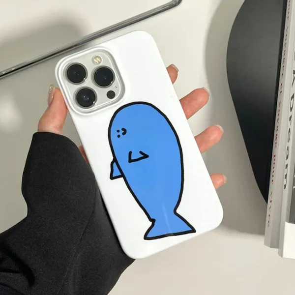 Iphone Cases*Boogzel Clothing Blue Whale iPhone Case White/blue