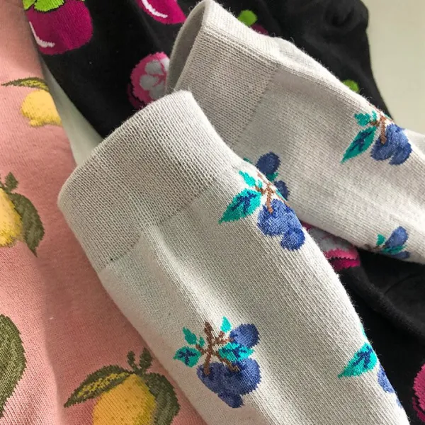 Socks*Boogzel Clothing Blueberry Aesthetic Socks