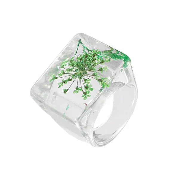 Rings*Boogzel Clothing Botanical Garden Resin Ring