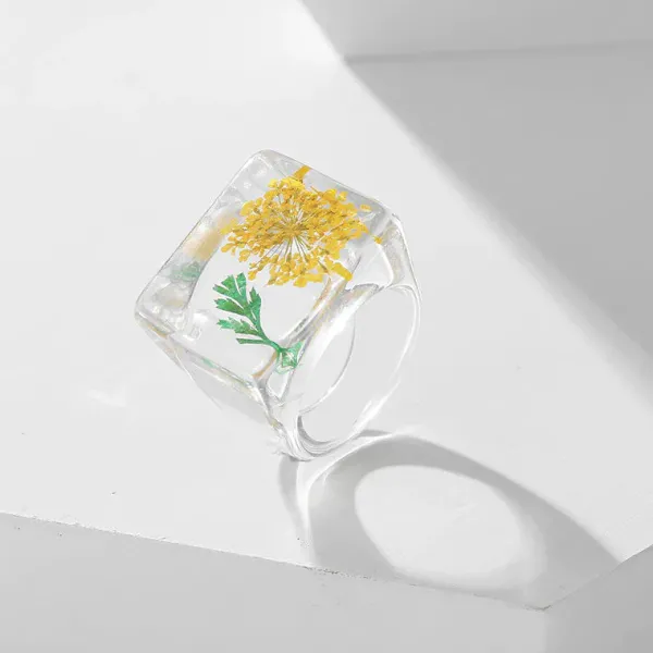 Rings*Boogzel Clothing Botanical Garden Resin Ring