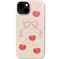 Iphone Cases*Boogzel Clothing Bow & Cherry iPhone Case Beige