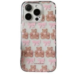 Iphone Cases*Boogzel Clothing Bow Bear iPhone Case Pink