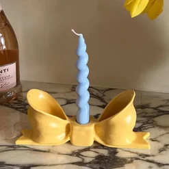 Aesthetic Room Decor*Boogzel Clothing Bow Candle Holder