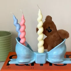 Aesthetic Room Decor*Boogzel Clothing Bow Candle Holder