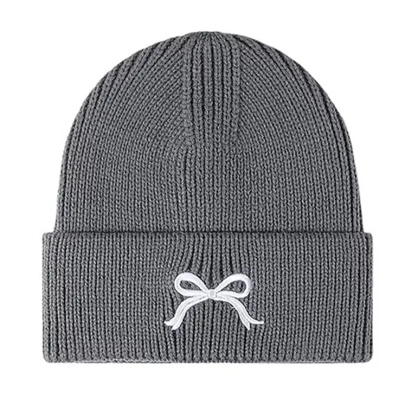 Hats*Boogzel Clothing Bow Embroidery Beanie Hat