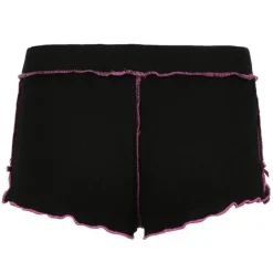 Shorts*Boogzel Clothing Tennis Bow Print Coquette Micro Shorts Black/pink