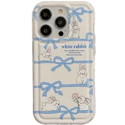 Iphone Cases*Boogzel Clothing Bow Rabbit iPhone Case White