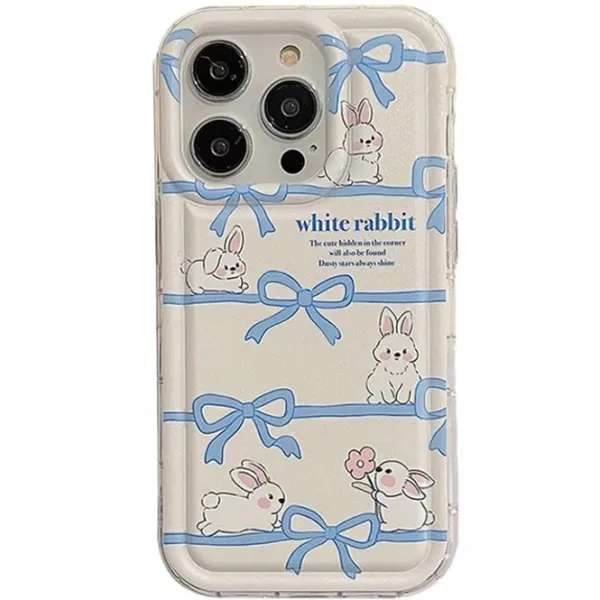 Iphone Cases*Boogzel Clothing Bow Rabbit iPhone Case White
