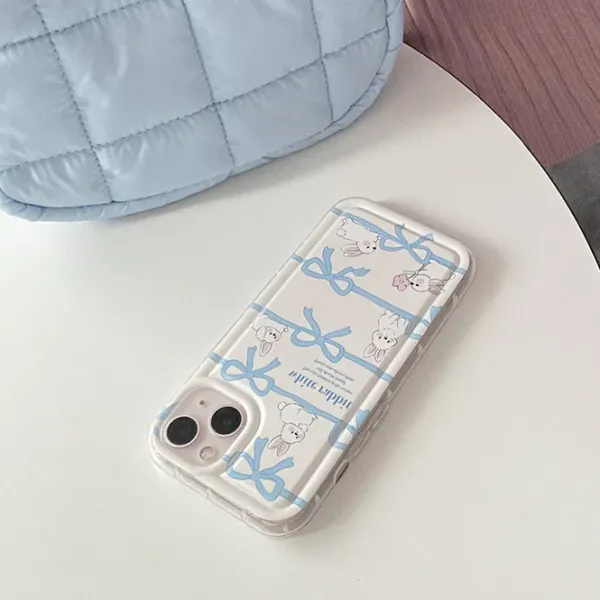 Iphone Cases*Boogzel Clothing Bow Rabbit iPhone Case White