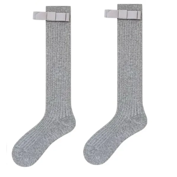 Socks*Boogzel Clothing Bowknot Knee-High Socks