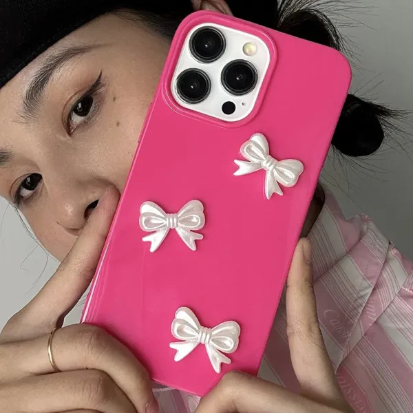 Iphone Cases*Boogzel Clothing Bowknot IPhone Case Pink