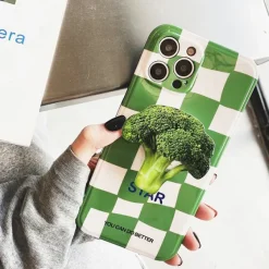 Iphone Cases*Boogzel Clothing Broccoli Checker iPhone Case Green
