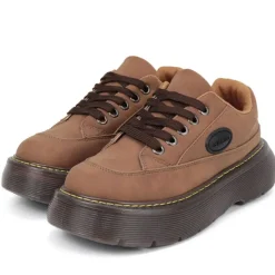 Classics|Boots / Platform Boots*Boogzel Clothing Brown Aesthetic Platform Oxford Shoes
