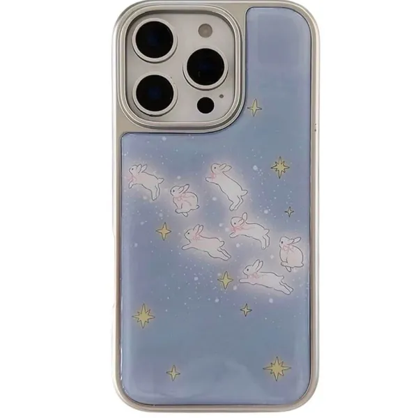 Iphone Cases*Boogzel Clothing Bunny & Stars iPhone Case Blue