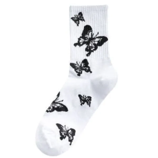 Socks*Boogzel Clothing Butterfly Aesthetic Socks