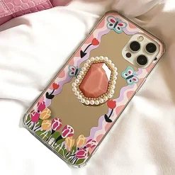 Iphone Cases*Boogzel Clothing Butterfly Flower Pearl iPhone Case