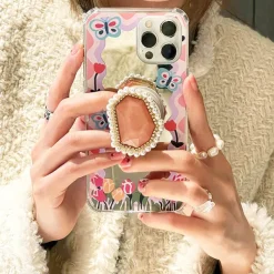 Iphone Cases*Boogzel Clothing Butterfly Flower Pearl iPhone Case