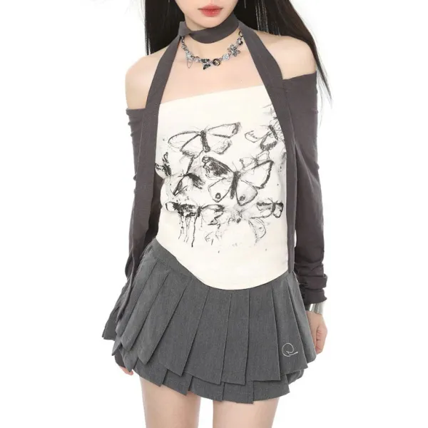 Long Sleeve Tops*Boogzel Clothing Butterfly Long Sleeve Top