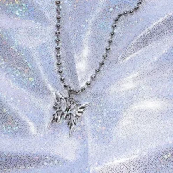 Necklaces & Chokers*Boogzel Clothing Butterfly Necklace Silver