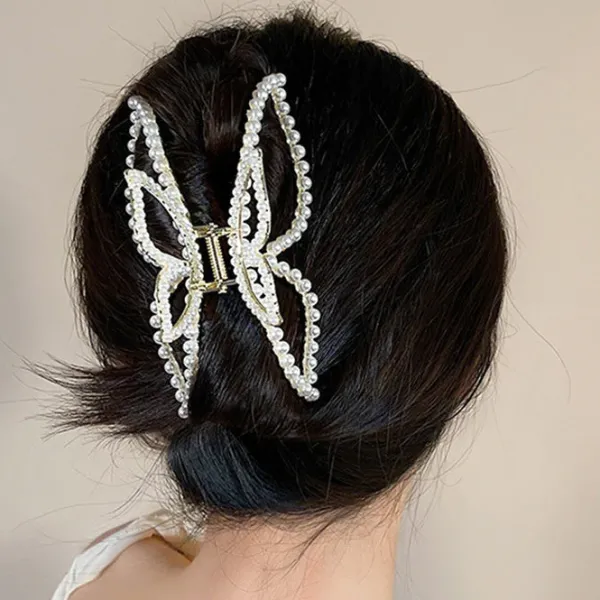 Hair Accessories*Boogzel Clothing Butterfly Pearl Hair Claw