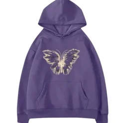 Hoodies*Boogzel Clothing Butterfly Print Aesthetic Hoodie