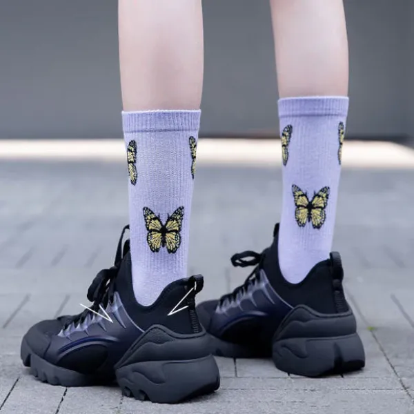 Socks*Boogzel Clothing Butterfly Socks