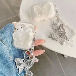 Iphone Cases*Boogzel Clothing Butterfly Airpods Case Transparent