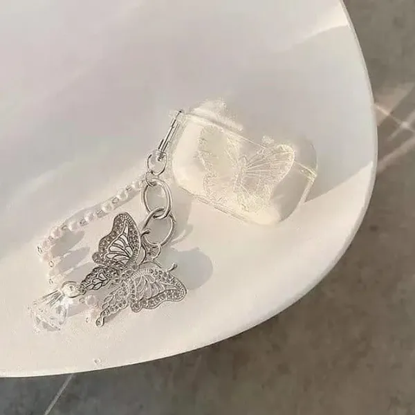 Iphone Cases*Boogzel Clothing Butterfly Airpods Case Transparent