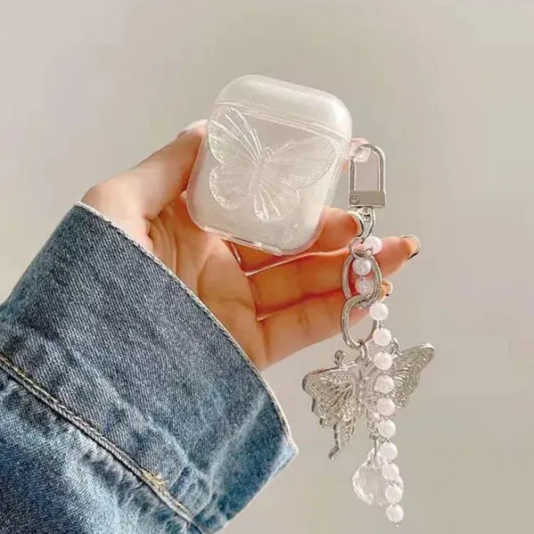 Iphone Cases*Boogzel Clothing Butterfly Airpods Case Transparent