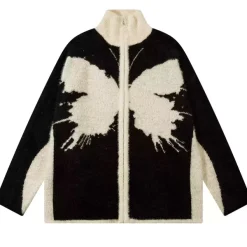 Coats & Jackets|Sweatshirts*Boogzel Clothing Butterfly Zip-Up Jacket