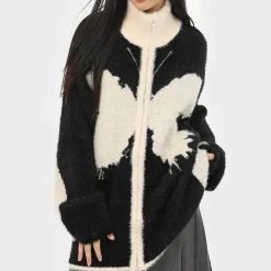 Coats & Jackets|Sweatshirts*Boogzel Clothing Butterfly Zip-Up Jacket