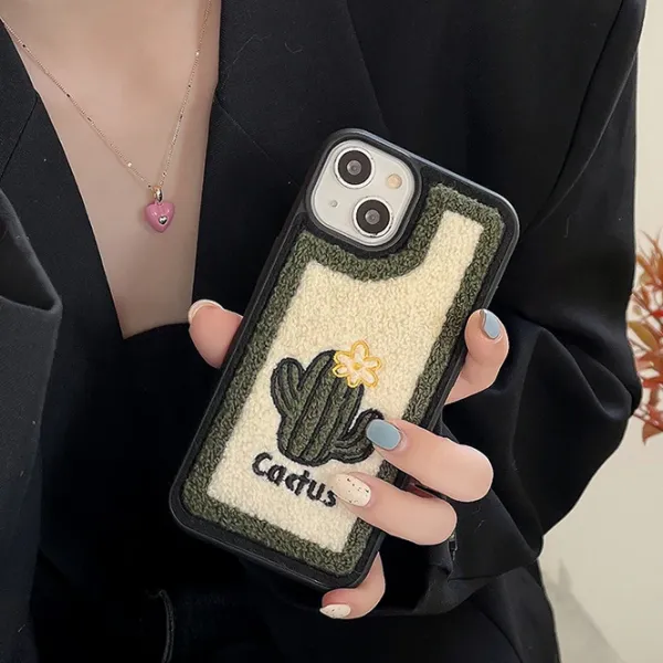 Iphone Cases*Boogzel Clothing Cactus Embroidered iPhone Case