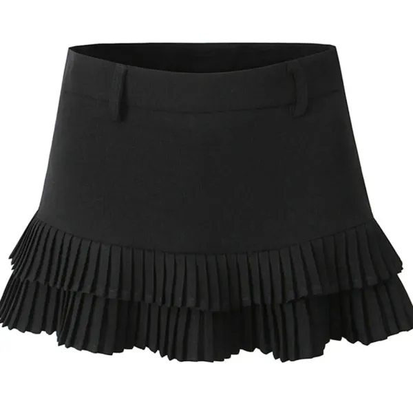 Skirts*Boogzel Clothing Campus Secrets Double Layer Pleated Skirt