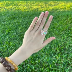 Rings*Boogzel Clothing Candy Beads Clear Rings