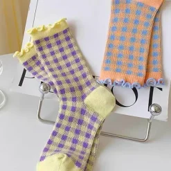 Socks*Boogzel Clothing Candy Fairy Plaid Socks