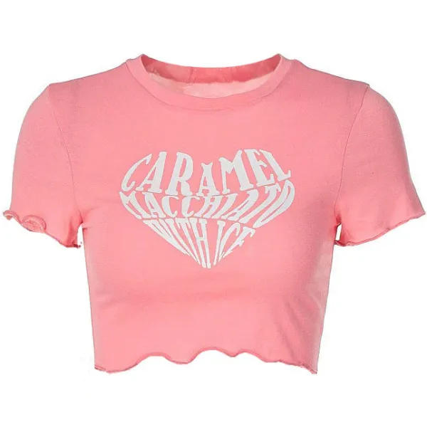 Crop Tops*Boogzel Clothing Caramel Macchiato Crop Top