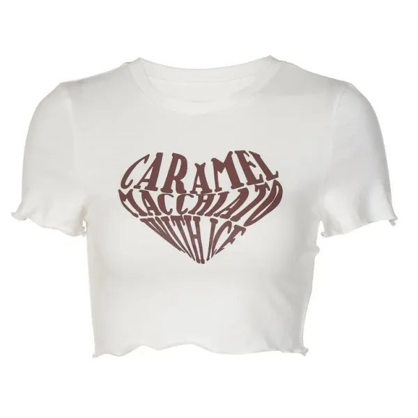 Crop Tops*Boogzel Clothing Caramel Macchiato Crop Top