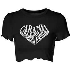 Crop Tops*Boogzel Clothing Caramel Macchiato Crop Top